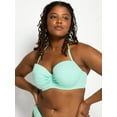 thumbnail image 6 of Women's Smart and Sexy SA1001 Swim Secret The Getaway Halter Bikini Swim Top (Mint Chip 34DD), 6 of 8