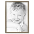 thumbnail image 2 of ArtToFrames 26" x 36" Aged White Gold Picture Frame, 26x36 inch Silver Wood Poster Frame (WOM-2036),  Pack, 2 of 7