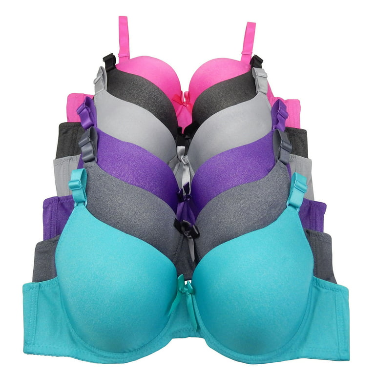 Women Bras 6 pack of Bra B cup C cup D cup DD cup Size 38DD (S9284) 