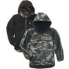 Boys' Reversible Fleece/Nylon Hooded Jacket