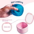 thumbnail image 4 of Denture Bath Case, Retainer Cleaning Box, No-Leak Denture Case, Mouth Guard, Night Guard and Retainer (pink), 4 of 7
