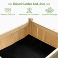 thumbnail image 2 of Awesofurni 73x33.9x21.7in Raised Garden Bed, Wooden Planter Box, Raised Garden Bed with Legs for Backyard, Patio and Balcony, 2 of 8