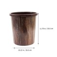 thumbnail image 2 of Raindrops Garbage Can Kitchen 1Set Rectangular Shape with Large Capacity in Brown Color, 2 of 8