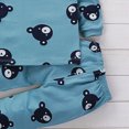 thumbnail image 4 of CAUYDY Toddler Pajamas Cotton Kids Pajamas for Boys Girls Long Sleeve Pajama Set 2 Piece Snug Fit Pjs Set(L101-Blue,4-5 Y), 4 of 6