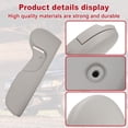 thumbnail image 6 of Light Grey Front Left Driver Side Seat Trim Panel Replacement for Toyota Tacoma Bucket Seats 1995-2004 Seat Track Cover Trim Replacement for 71812-04010-B2 7181204010B2, 6 of 7