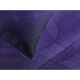 thumbnail image 4 of Ambesonne Indigo Quilted Bedspread Set 3 Pcs, Circles Inner Details, King Size, Purple and Magenta Blue, 4 of 5