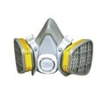 thumbnail image 5 of 3M Large Yellow Thermoplastic Elastomer Half Mask 5000 Series Disposable Air Purifying Respirator With 4 Point Harness, 5 of 5