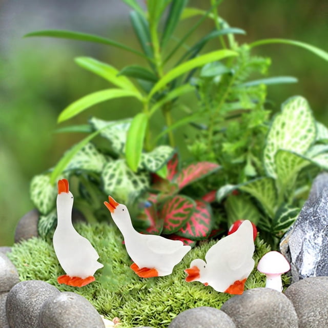 Estatuas de jardín shamjiam adornos de simulación decoración del hogar figuras de animales