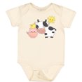thumbnail image 3 of Inktastic Fun Farm Animals- Cow, Pig, Chick Boys or Girls Baby Bodysuit, 3 of 5