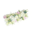 thumbnail image 2 of kurtrusly Porte Arquée Fleur Rangée Panneau de Fleurs Réalistes pour T Station Fête Cérémonie Blanc Rose Style 2, 2 of 9