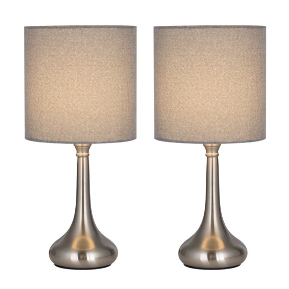 2pcs Modern Table Lamps Small Nightstand Lamps Bedside Desk Lamps