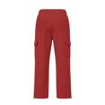 thumbnail image 5 of Nekdswn Boys Cargo Sweatpants 4‑15 Years Kids Fleece Lined Wide Leg Loose Pants Casual Elastic Drawstring Adjustable Cuff Trousers, 5 of 8