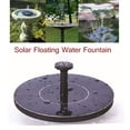 thumbnail image 2 of Solar Fountain with 4 Nozzles,5.3" Solar Bird Bath Fountain,Maximum quantity of flow 150L / H Solar Water Fountain for Bird Bath, Fish Tank, Garden, Pond, Pool and Aquarium, 2 of 7