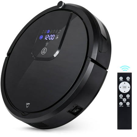Best Choice Products 3-in-1 Low Noise Vacuum Sweeper Mopper Self Charging Smart Floor Cleaning Robot with 5 Cleaning Modes, Remote, Voice Control, Charging Base, (Best Vacuum For $200)