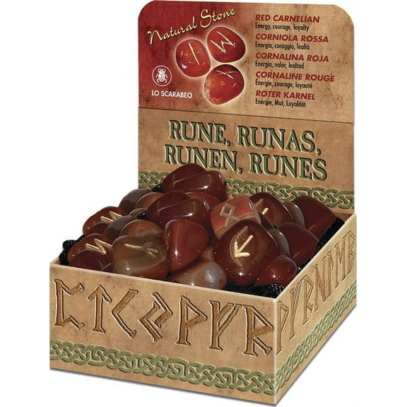 Lo Scarabeo Runes: Red Carnelian Runes (Other)