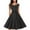 C-Black304, variant on DHFJKG Dresses For Women Polka Dot Vintage 1950s Retro Swing Party Dress Short Sleeve V Neck Flowy A Line Midi Trendy Dresses