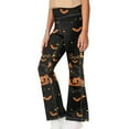 thumbnail image 2 of DISNIMO Halloween Pumpkin Girls Flare Leggings 13-14t Cute Bell Bottoms for Girl Yoga Pants for Gym Dance Athletic Pants Bootcut Yoga Pants for Kids Workout Bell Bottoms, 2 of 7