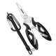 thumbnail image 1 of Pinzas para el cuerpo de pesca, alicates de agarre con llavero, cuerda, tijeras de pesca, equipo Hugtrwg Para estrenar, 1 of 6