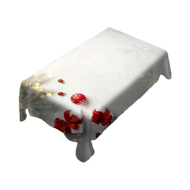 Decoraciones de Mesa de Navidad Mantel de Navidad Mantel de Mesa Cubierta de Mesa Cubierta de Mesa de Cabina Mantel de Navidad Mantel Dibujado Suministros de Fiesta de Navidad Máquina Lavable