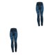 thumbnail image 3 of Sonducket Pantalones vaqueros de imitación para mujer, pantalones ajustados rasgados de verano, pantalones ajustados, pantalones ajustados para Type2 NO2, 3 of 6