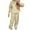 Beige, variant on ZACPNCV Women's Solid Color Ironed Diamond Casual Round Neck Long Sleeve Trousers And Ankle Elastic Waist Suit Beige