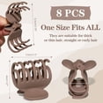 thumbnail image 7 of 1.6" Matte Small Double Row Teeth Hair Clips for Women - Strong Hold Jaw Clamps for Thin, Fine and Thick Hair, 7 of 7