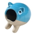 thumbnail image 1 of Bonita jaula de hámster de cerámica, cueva de escondite, cama de nido para cerdo azul Yuyangstore casas de hámster, 1 of 8