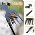 thumbnail image 2 of Garden Weed Pulling Tool Uprooting Weeding Tool, Multifunctional Weeder Puller Tool with 4 Teeth, Portable Uprooting Tool for Pain-Free Weeding, 2 of 15