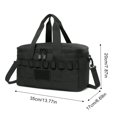thumbnail image 2 of Bolsa de almuerzo resistente al aire libre, bolsa térmica de gran capacidad, bolsa aislante para pícnic al aire libre, para acampar, Picnic, playa, viaje de trabajo, 2 of 9