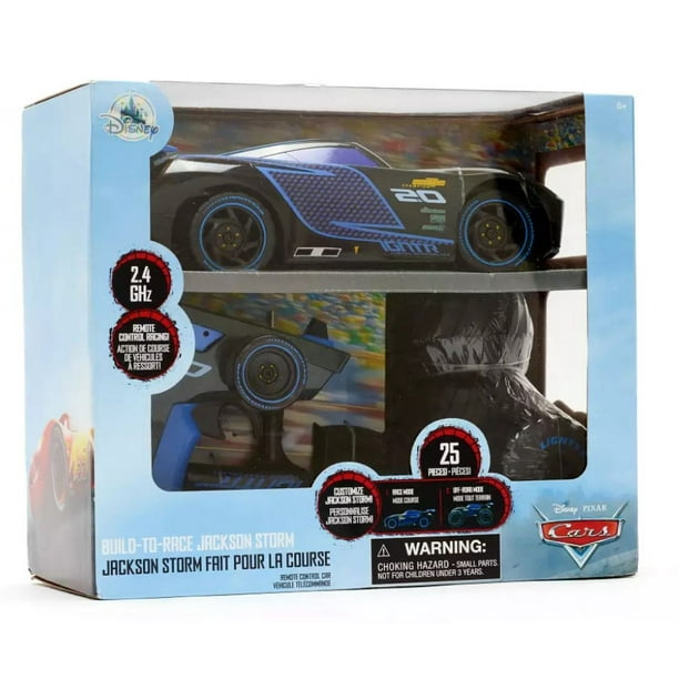 Disney Pixar Cars Jackson Storm Build to Race RC Remote Control