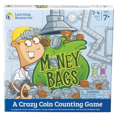 UPC: 0765023013719 | Learning Resources Money Bags Coin Value Game Classic – 2 to 4 Players
