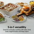 thumbnail image 4 of Large Countertop Toaster Oven - Pizza Maker 4-Slice Bread Capacity (Stainless Steel), 4 of 8