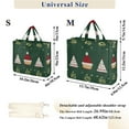 thumbnail image 2 of FORMRS Womens Corduroy Tote Bag Crossbody Shoulder Handbag with Pocket, Christmas Santa Hats, 2 of 7