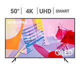 Restored Samsung 50" Class 4k UHD QLED Smart TV Q Series QN50Q6DTAFXZA (Refurbished)