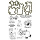 thumbnail image 1 of Hugtrwg Navidad DIY Scrapbooking Craft Stencil Cutting Die Clear Seal Stamp Set, 1 of 9
