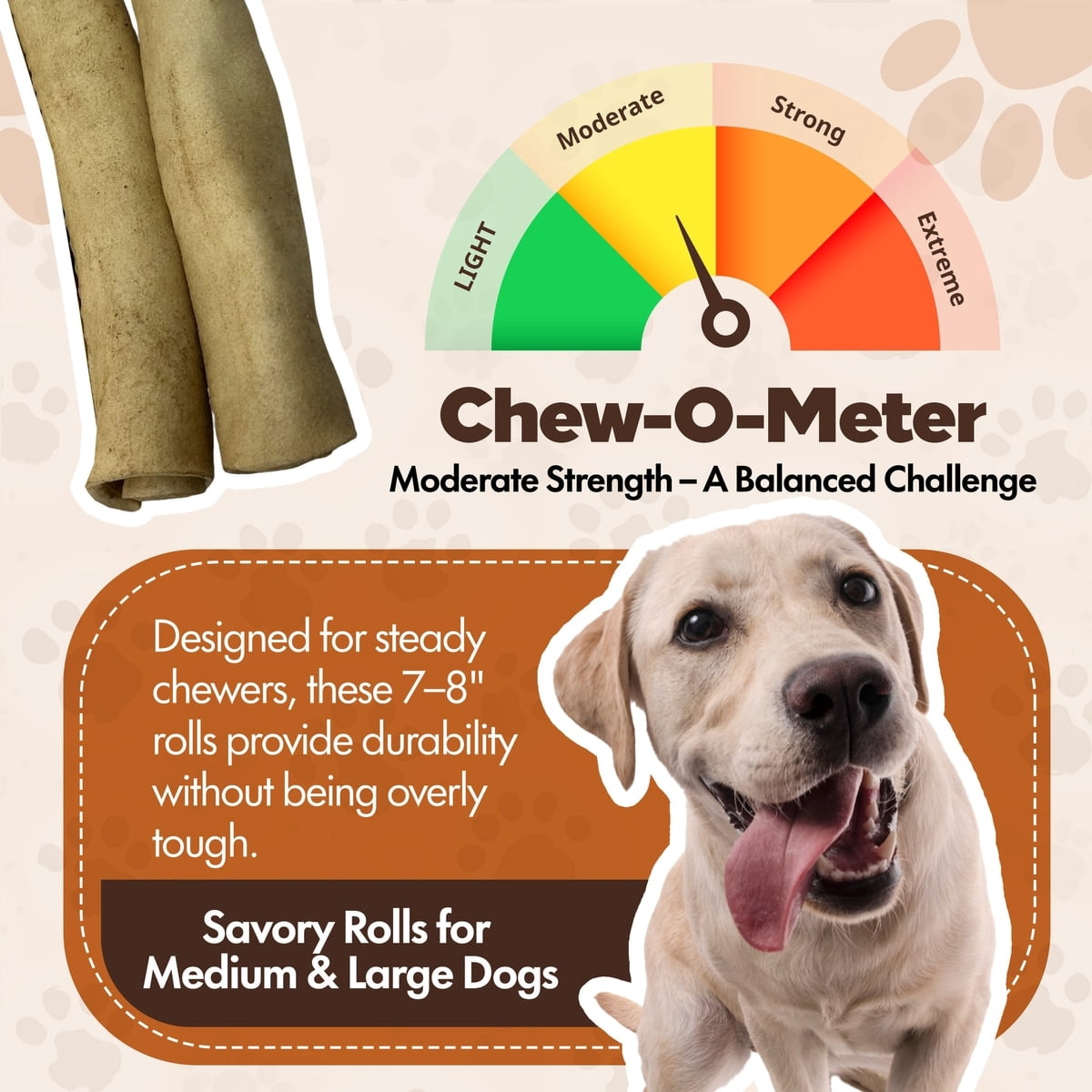 Retriever Rolls 7 to 8-in Chicken Flavor Rawhide Dog Chew Treats, 24 CT