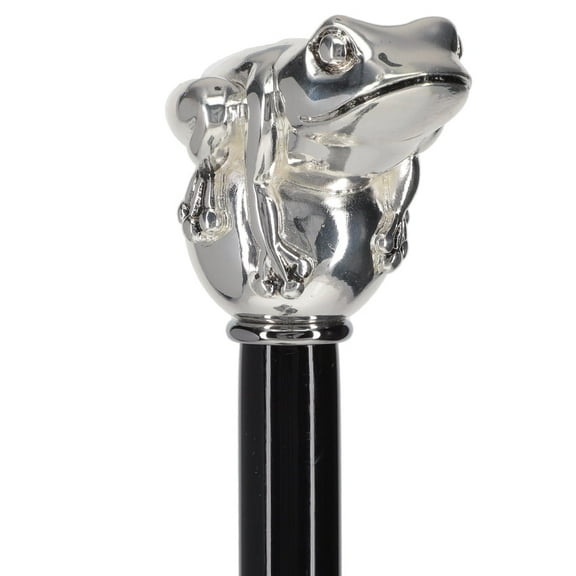 Italian Luxury Silver 925R Walking Sticks and Canes Collection: Elegant Designs with Fritz Handles, Animal Motifs, Crystals, and Unique Embellishments