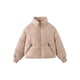 thumbnail image 1 of Chaqueta de plumón y algodón de moda para mujer, chaqueta holgada de cuello alto pequeño para estudiantes, 1 of 6