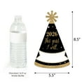 thumbnail image 5 of Big Dot of Happiness New Year's Eve - Gold - 2026 Cone New Years Eve Resolution Party Hats for Adults - Set of 8 (Standard Size), 5 of 8