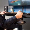 thumbnail image 5 of VIVO Black Wooden Rotating Clamp-on Adjustable Computer Mouse Pad, Device Holder, 5 of 9