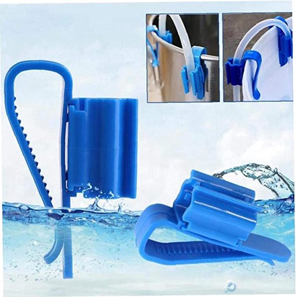 Tatum88 2pcs Aquarium Hose Filtration Clamp Holder Fixed Tube Holder Clip Fish Tank Clamp