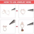 thumbnail image 5 of 99.5% Pure Copper Wire Round Bare Copper Wire,13 Gauge Jewelry Making Beading Floral Craft Wire (Length 33Ft), 5 of 7