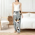 thumbnail image 4 of Fotbe Funny Beagle Active Dog Pantalones de Pijama para Mujer, Pantalones de Dormir, Pantalones Pj con Cordón y Bolsillos-Large, 4 of 6
