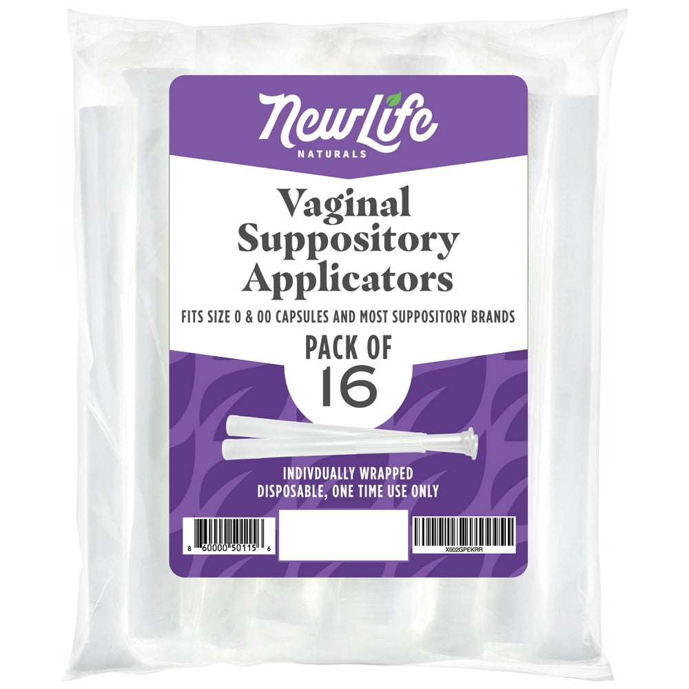 Disposable Plastic Vaginal Suppository Applicators Individually