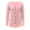 thumbnail image 5 of Vedolay Long Cardigans for Women Long Sleeve Button Down Knit Sweaters Coat Outwear Pink,XL, 5 of 5