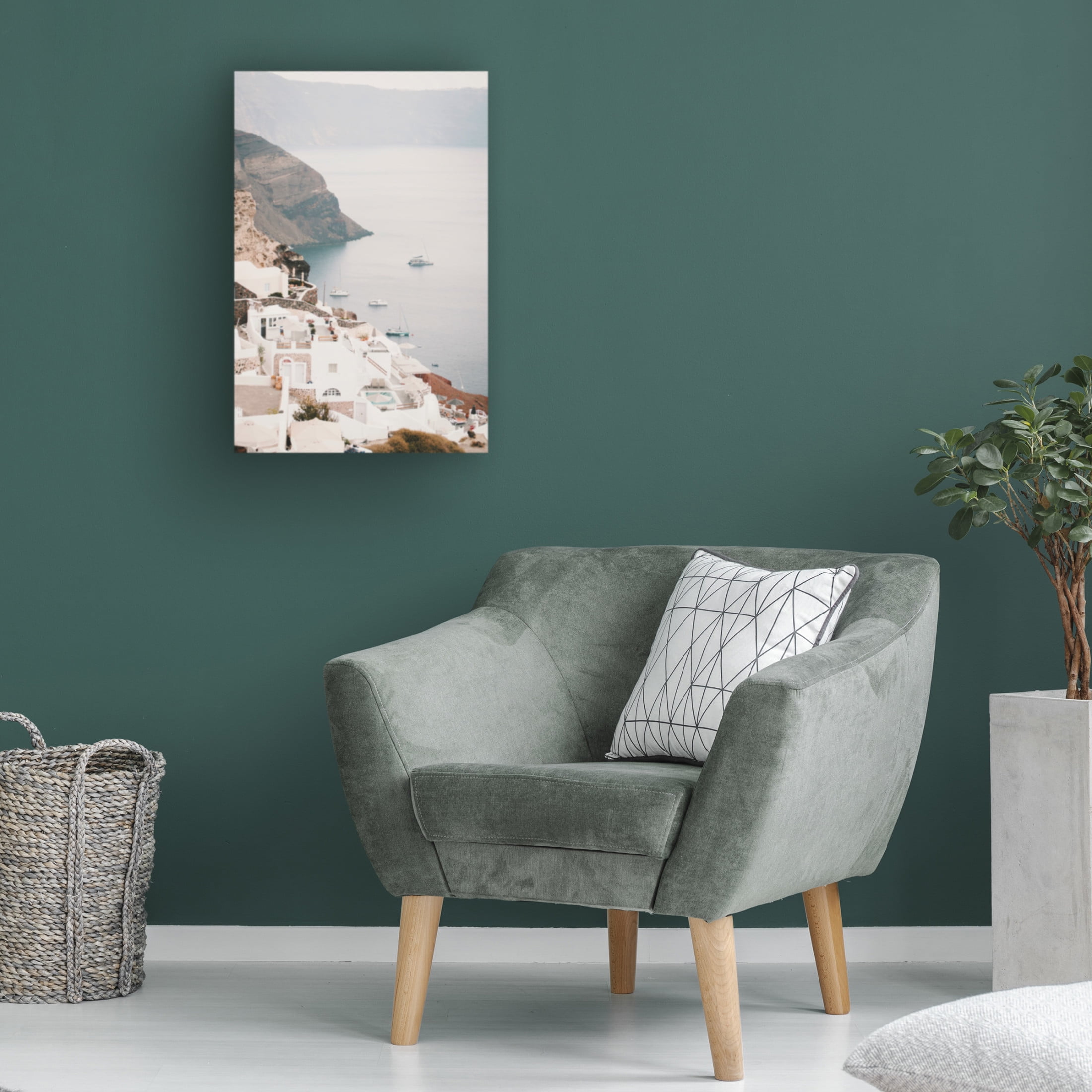 Canvas Wall Art - Krista Broadway 'Voula' Wall Art for Living Room, Bedroom, or Office Décor by Trademark Fine Art - 16 x 24 Inches