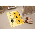 thumbnail image 6 of Nursery Rug, Yellow Rug, Home Decor, Bee Rug, Housewarming Gift, Children Room Rug, Kids Room Rugs, Easy To Clean Rug, Machine Washable Rug, 2.3'x3.3' - 70x110 cm, 6 of 8