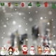 thumbnail image 3 of 8 pegatinas de pared navideñas con muñecos de nieve, pegatinas para ventana, decoración navideña, pegatinas de pared para ventanas navideñas, decoración de puertas, murales navideños para el hogar (estilo 1) BRI Rojo Verde, 3 of 4
