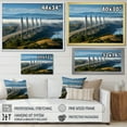 thumbnail image 5 of Designart "Viaduct Bridge Sunrise in Italy with Blue Tones I" Extra Large Architecture Framed Wall Art - Traditional Blue Bridges Entryway Framed Wall Art, 5 of 7