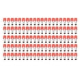 thumbnail image 1 of Terminal de tubo aislado 100PCS Terminal de tubo redondo aislado Conector de crimpado de cobre para cable eléctrico 8AWG E10-12, 1 of 8